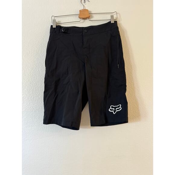 FOX Racing Ranger Biking Shorts Men's 28 Black Padded Liner Mountain Bike Trail - Picture 1 of 9